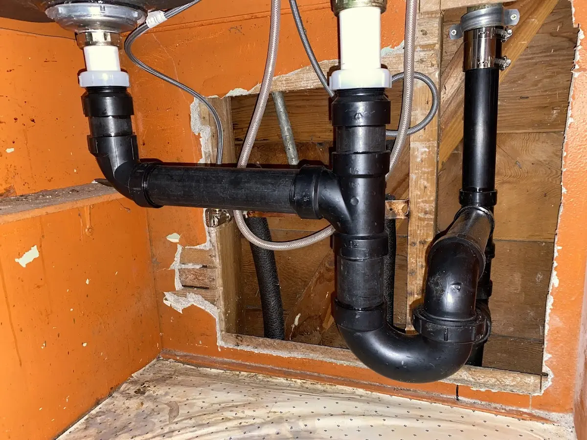 Professional Pipe Bursting equipment and tools on the job in Hollis